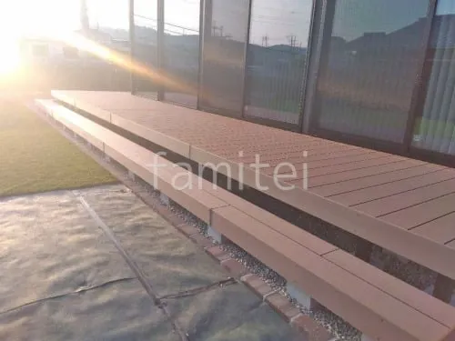 人工木デッキ  LIXIL 人工木 樹ら楽ステージ 