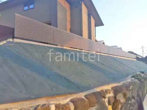 アルミ形材 フェンス YKKAP 木製調 ルシアスYL1F型 横ルーバー 目隠し 木調・ラティス