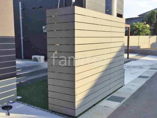 人工木・樹脂 フェンス（木調） F＆F ニコボード 高尺タイプ 目隠し 木調・ラティス 樹脂