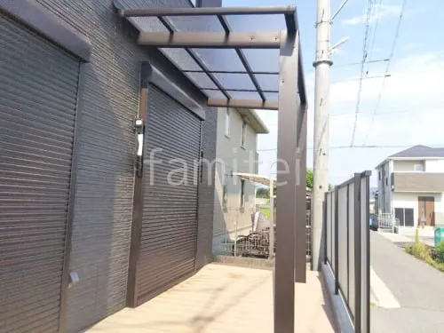 １階テラス屋根 （雨除け） YKKAP 独立式 レセパ Lタイプ フラット屋根 独立式 スタンダード