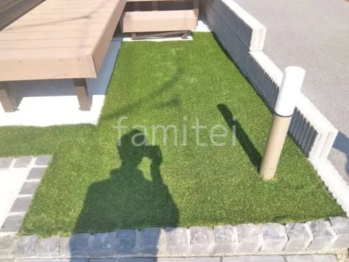 人工芝 防草シート加工 マツモト 人工芝 30mm 