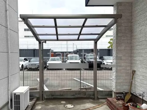 サイクルポート 自転車バイク屋根 LIXIL ネスカR ミニ アール屋根