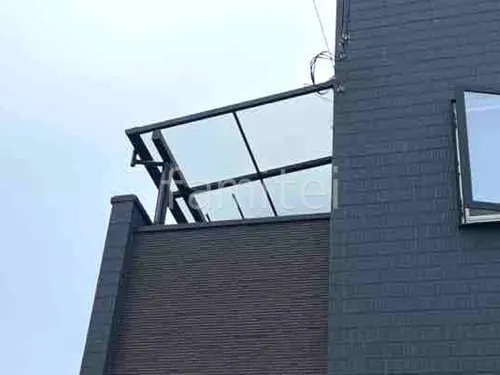 ２階ベランダ屋根  YKKAP ソラリアF フラット屋根 スタンダード 壁付