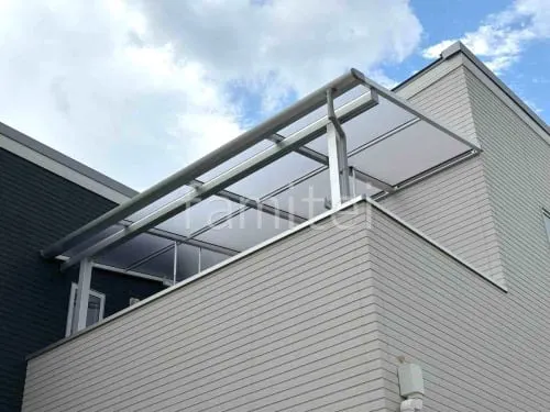 ２階ベランダ屋根  YKKAP ソラリアF フラット屋根 スタンダード 壁付