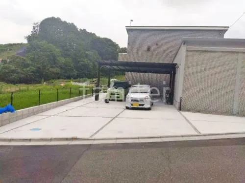 新築ハイクラス オープン外構