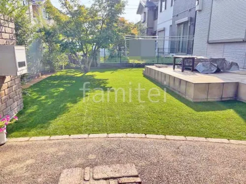 人工芝 防草シート加工 マツモト 人工芝 30mm 