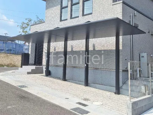 柱色 ダスクグレー 屋根色 ダスクグレー