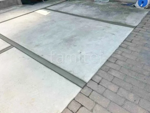 土間コンクリート 目地埋め