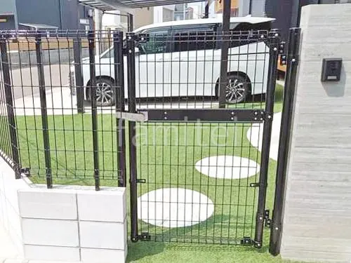 勝手口門扉 LIXIL ハイグリッドN1型門扉 片開き