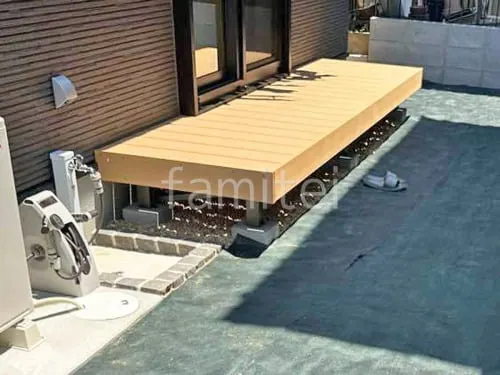 人工木デッキ  LIXIL 人工木 樹ら楽ステージ 