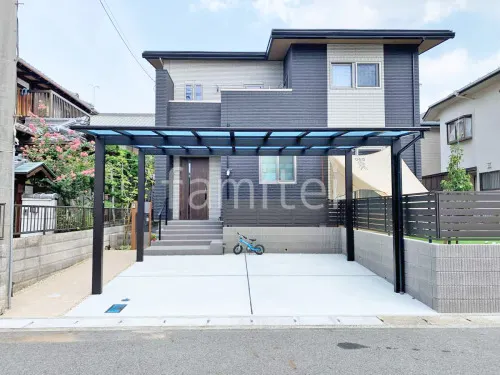 機能門柱 YKKAP ルシアスポストユニットPJ01型 シンボルツリー 落葉樹