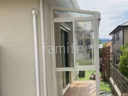 本体色 ホワイト 屋根色 クリアマット