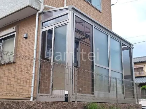 引き戸 樹脂デッキ サンルーム（テラス囲い） YKKAP ソラリアF フラット屋根