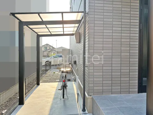 サイクルポート 自転車バイク屋根 LIXIL ネスカF ミニ フラット屋根