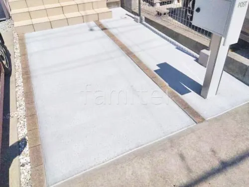 玄関アプローチ 土間コンクリート