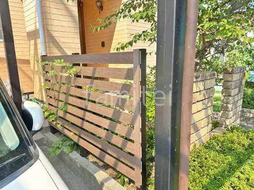 目隠しフェンス塀 タカショー モクプラボードリアル