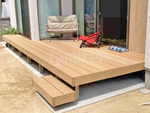 人工木デッキ  LIXIL 人工木 樹ら楽ステージ 