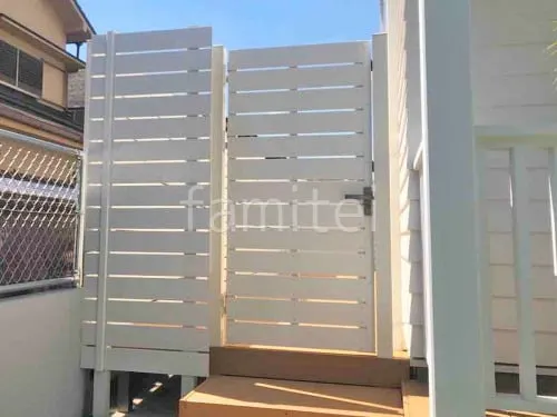 片開き 門扉 F＆F マイティフィット門扉 (内開き) 