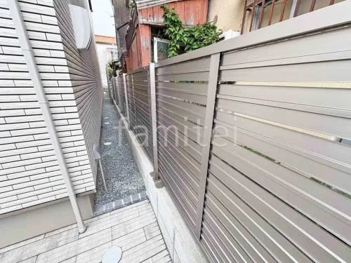 アルミ形材 フェンス LIXIL AB YS3型 横スリット3 目隠し