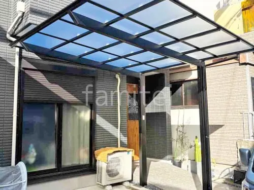 カーポート１台 （単棟） LIXIL ネスカＦ フラット屋根