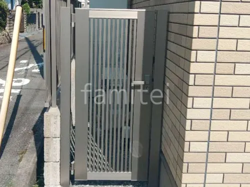 片開き 門扉 LIXIL AB TR1型 細たて桟 