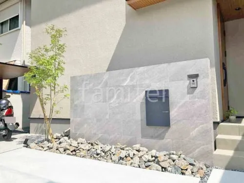 門柱 壁タイル貼り タカショー アヴェルサ 宅配ボックス ユニソン ヴィコDB100