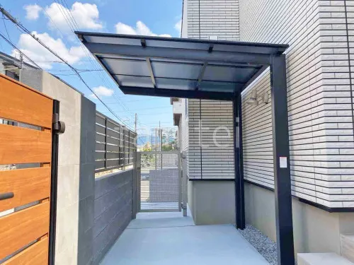 サイクルポート 自転車バイク屋根 LIXIL ネスカF ミニ フラット屋根