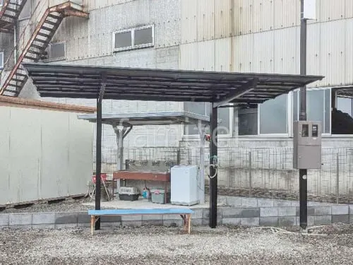 カーポート１台 （単棟） LIXIL ネスカＦ フラット屋根