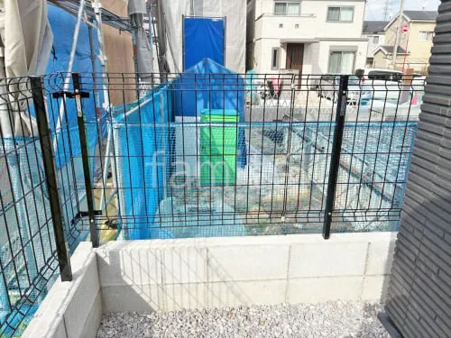 スチールメッシュ フェンス YKKAP イーネット3F型 スチール柱 境界・メッシュ