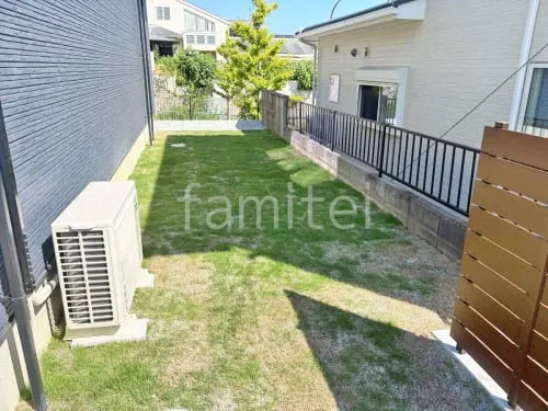 芝生張り 姫高麗芝