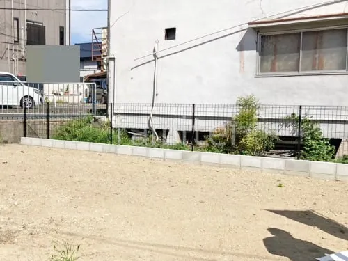 スチールメッシュ フェンス YKKAP イーネット3F型 スチール柱 境界・メッシュ ブロック塀 （化粧ブロック） 太陽エコブロックス 普通CB 