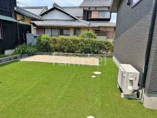 人工芝 防草シート加工 ヨシミツ毛織 リアル人工芝 35mm 