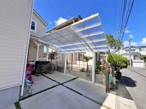 本体色 ホワイト 屋根色 クリアマットS