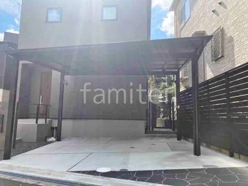 カーポート２台(ワイド) ツイン LIXIL ネスカＦ フラット屋根