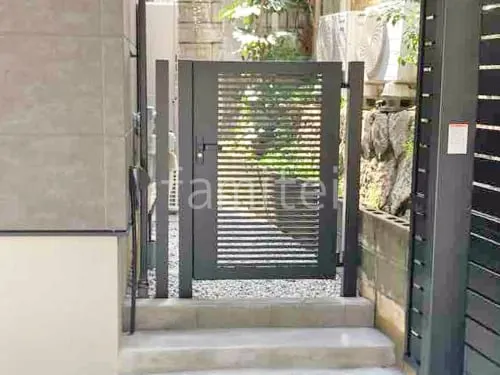 片開き 門扉 LIXIL AB YR1型 細横桟 