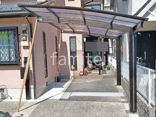 カーポート１台 （単棟） YKKAP アリュース アール屋根