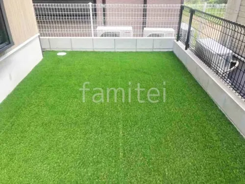 人工芝 防草シート加工 ヨシミツ毛織 リアル人工芝 35mm 