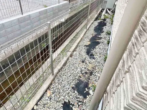 スチールメッシュ フェンス YKKAP イーネット3F型 スチール柱 境界・メッシュ