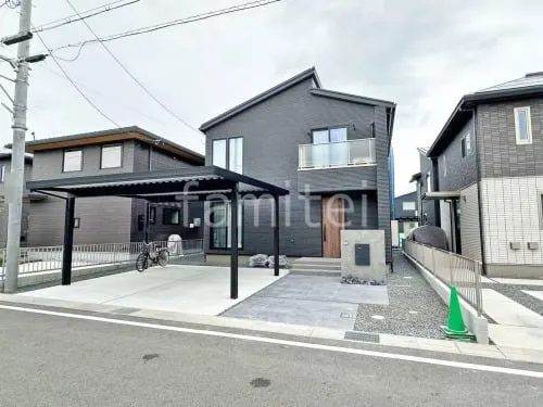 新築シンプル オープン外構