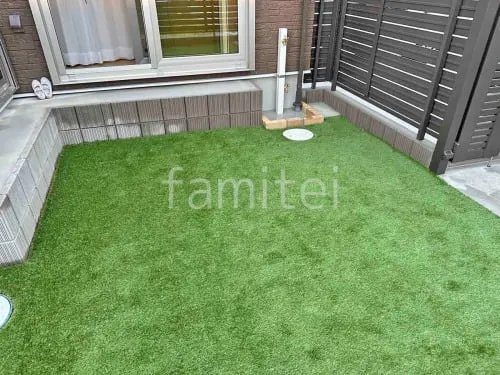 人工芝 防草シート加工 マツモト 人工芝 30mm 