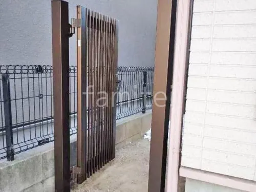 片開き 門扉 YKKAP シンプレオTB4型 たて格子 