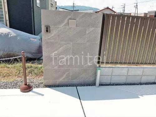 門柱 壁タイル貼り タカショー アヴェルサ