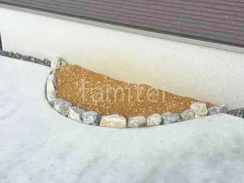 ロックガーデン 栗石