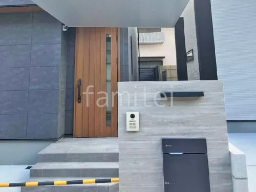 新築シンプル オープン外構