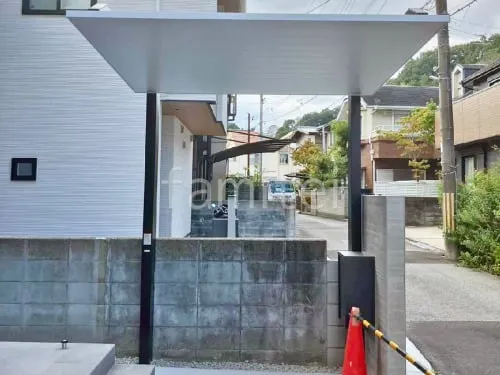 サイクルポート 自転車バイク屋根 LIXIL カーポートSC ミニ フラット屋根 吊り下げ屋根