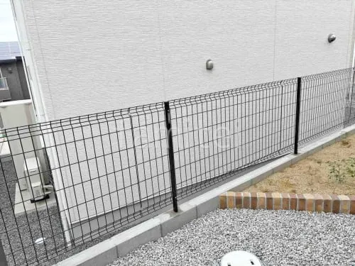 スチールメッシュ フェンス YKKAP イーネット3F型 スチール柱 境界・メッシュ