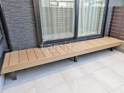 人工木デッキ  LIXIL 人工木 樹ら楽ステージ 