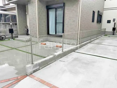 スチールメッシュ フェンス YKKAP イーネット3F型 スチール柱 境界・メッシュ