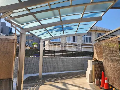 カーポート１台 （単棟） YKKAP アリュース アール屋根