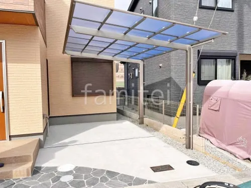 カーポート１台 （単棟） LIXIL ネスカＦ フラット屋根